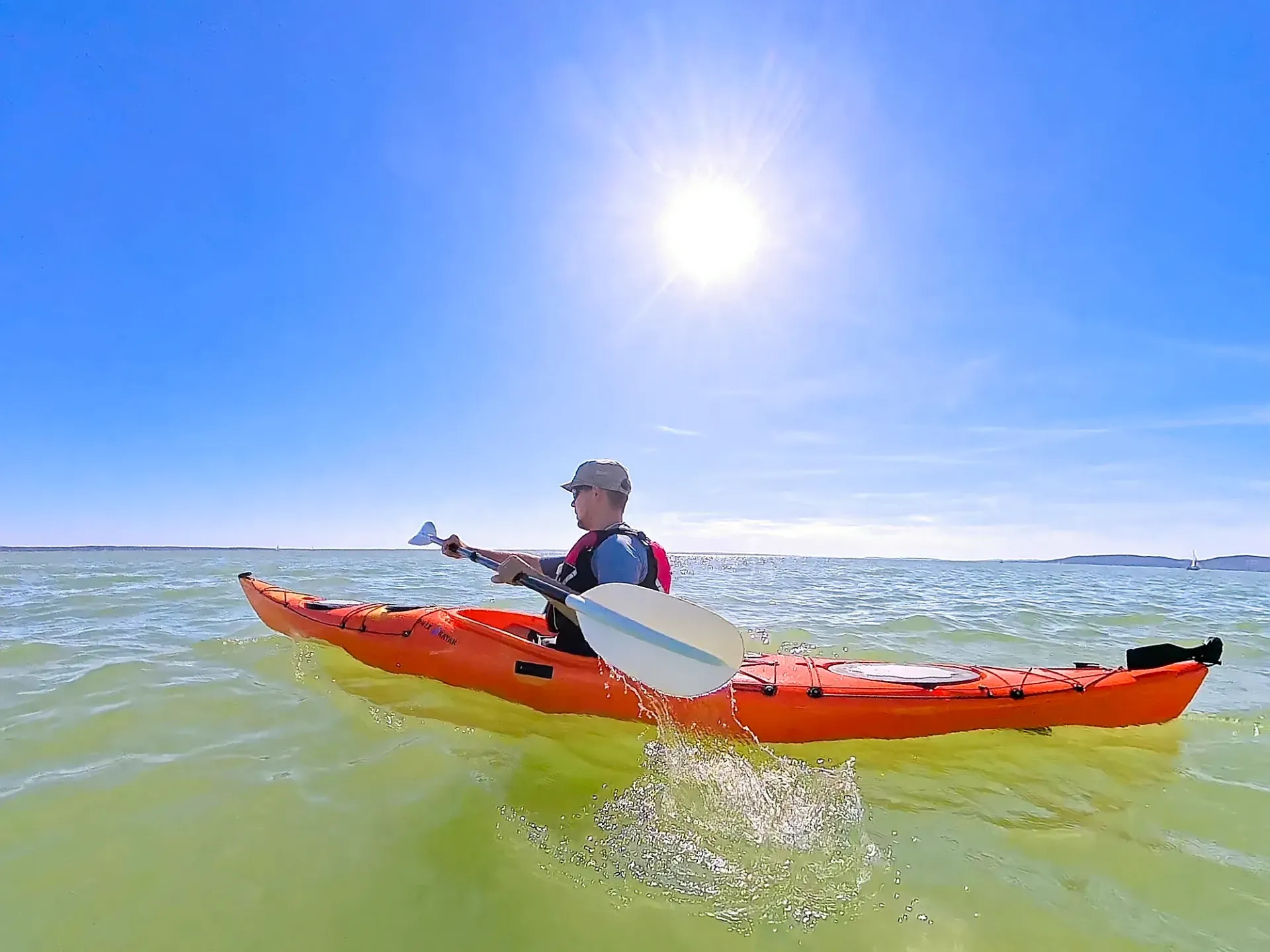 Nyílt vízen is magabiztosan használható